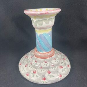 Mackenzie-Childs Vintage Candlestick Holder READ
